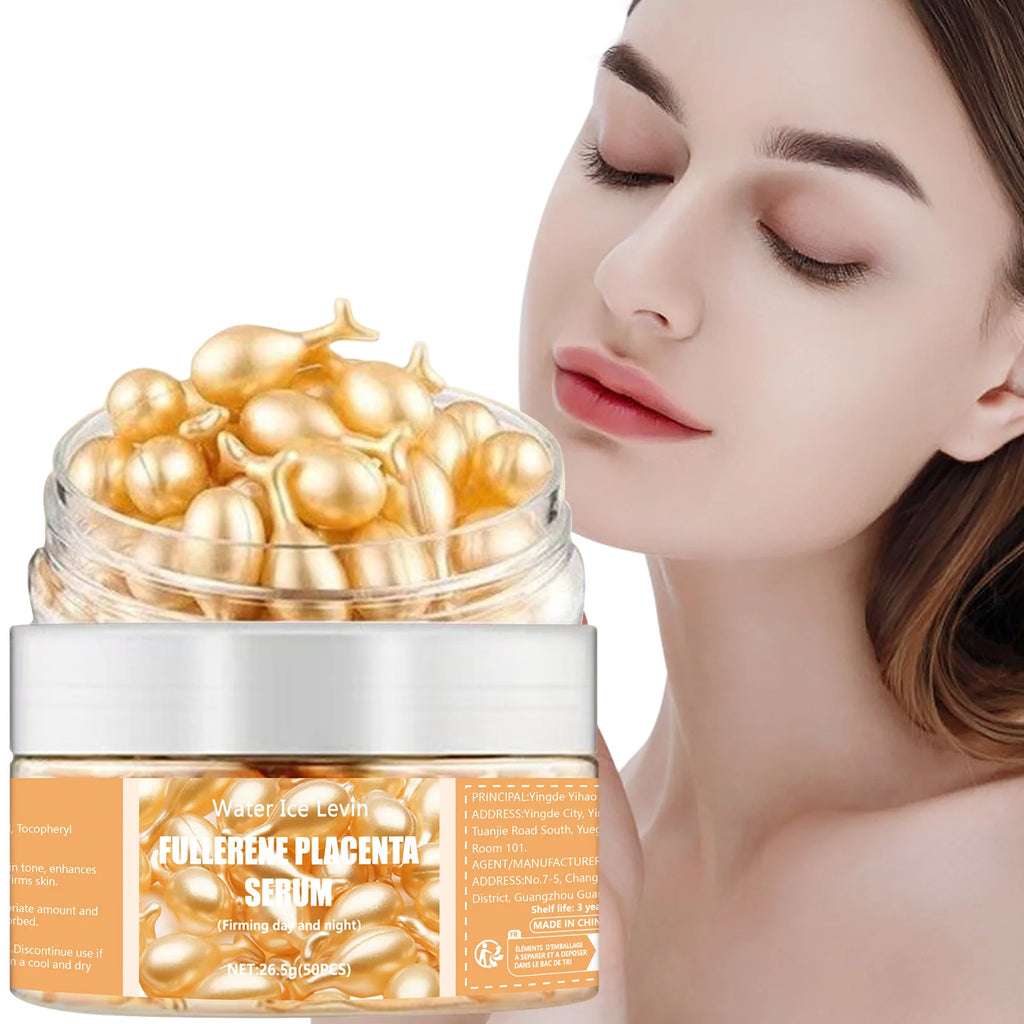 Capsules Sérum Collagène & Acide Hyaluronique – 50 capsules