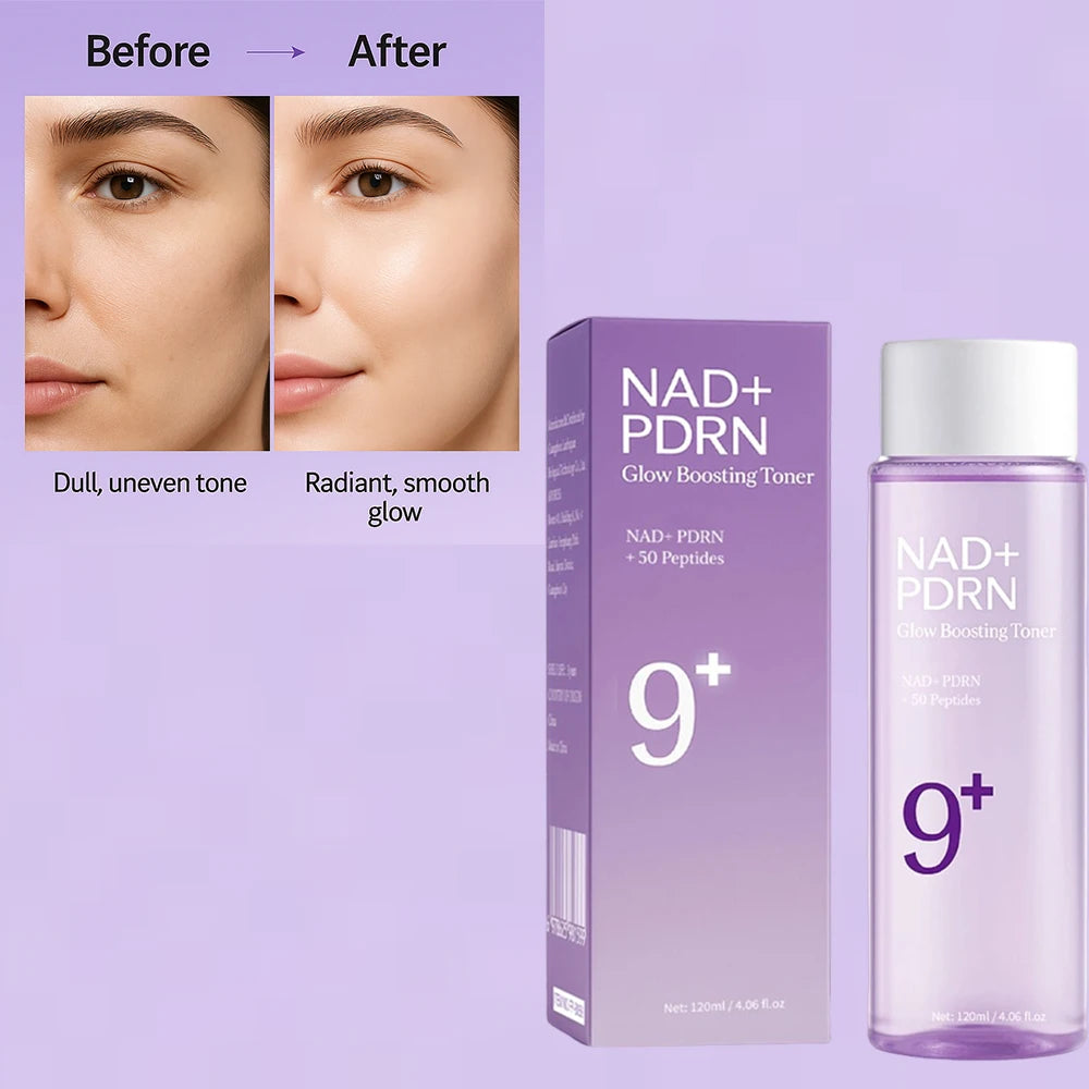 Toner Boosteur d'Éclat NAD+ PDRN – Fermeté & Hydratation 120ml