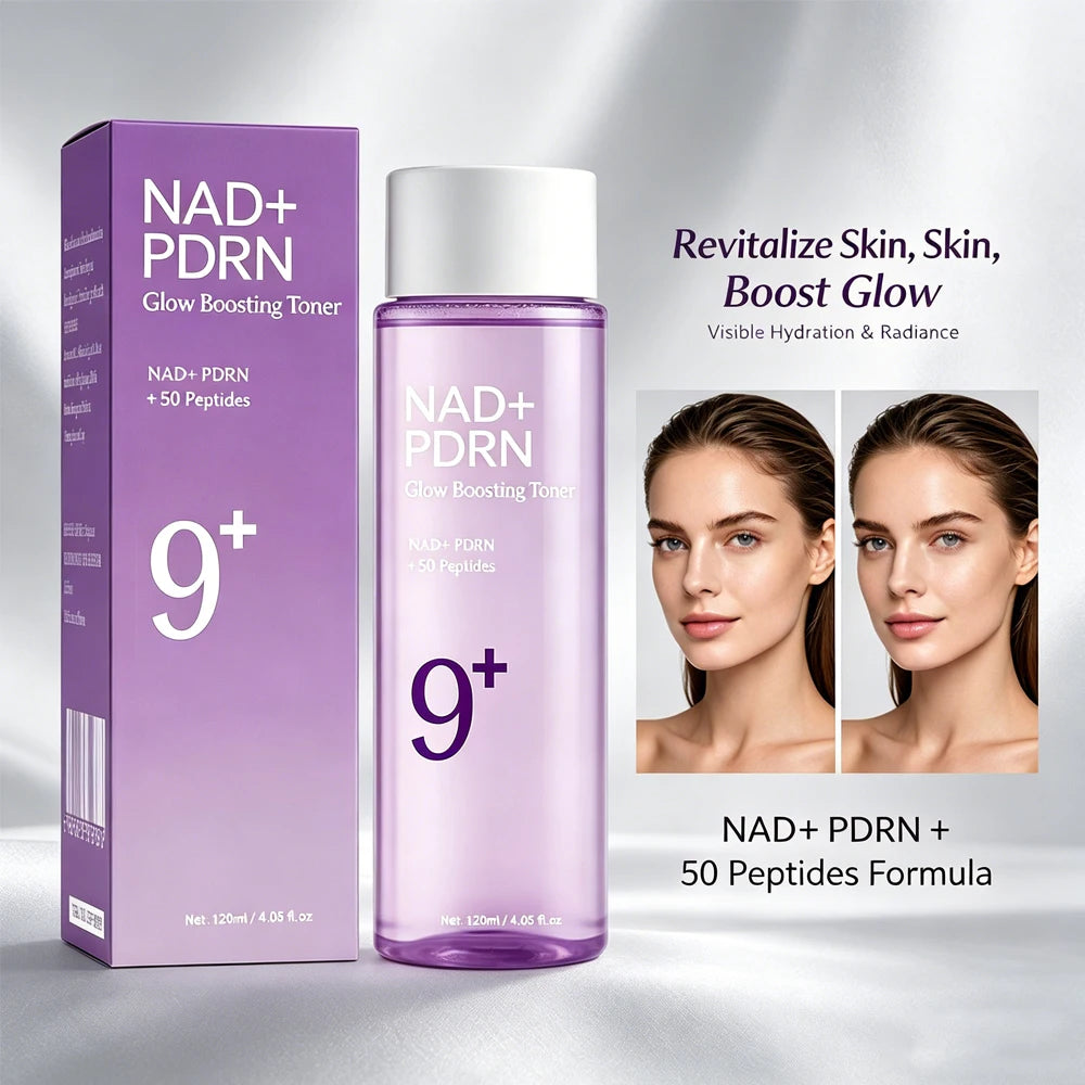 Toner Boosteur d'Éclat NAD+ PDRN – Fermeté & Hydratation 120ml