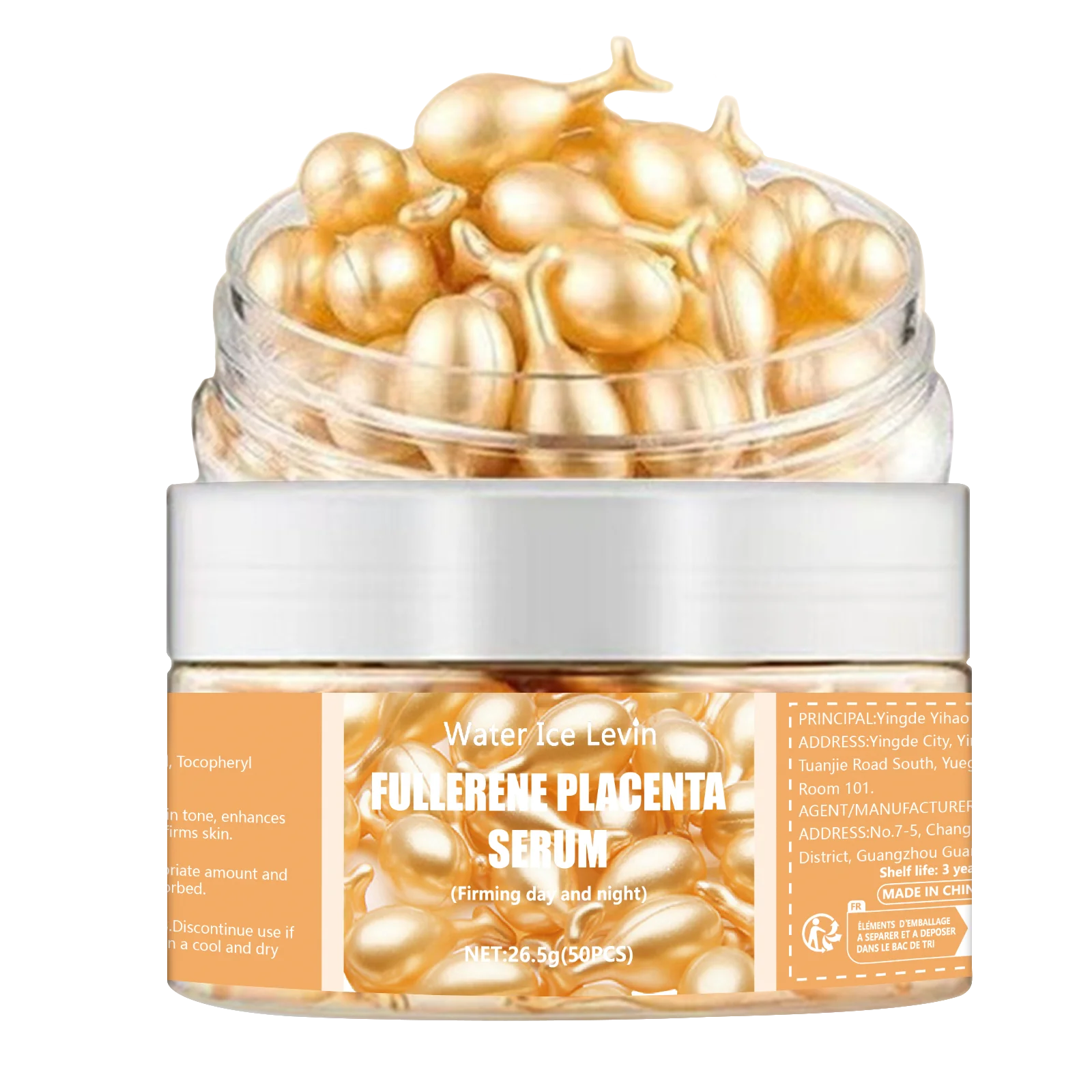 Capsules Sérum Collagène & Acide Hyaluronique – 50 capsules